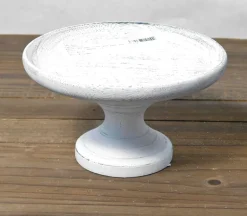 Wood Cake Plate / Candle Holder