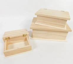 Wooden Book Boxes – Large