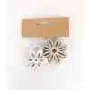 Wooden Daisy Flower – 4 Piece