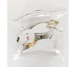 Wooden Leaping Bunnies – 6 Piece