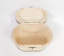 Wooden Oblong Box with Handle