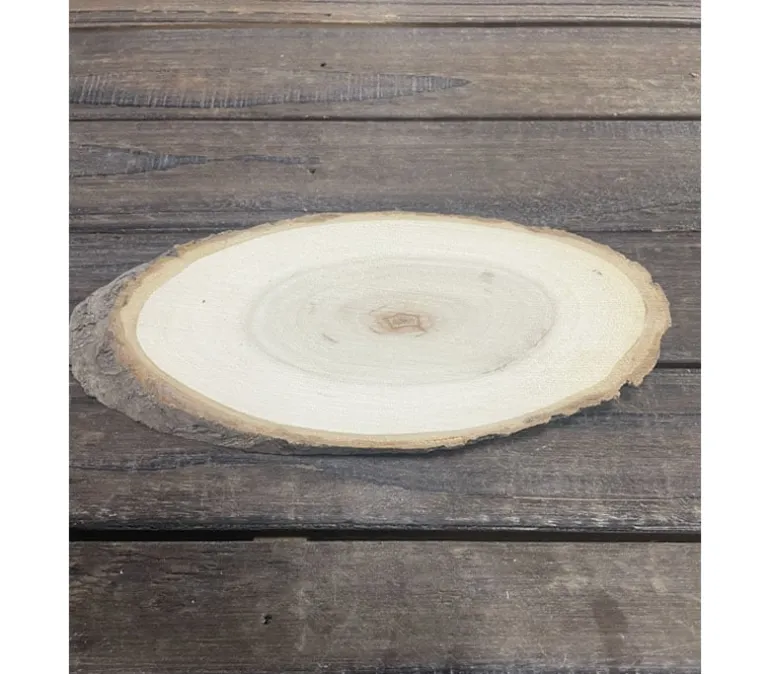 Wooden Oval Slices – 8 Piece