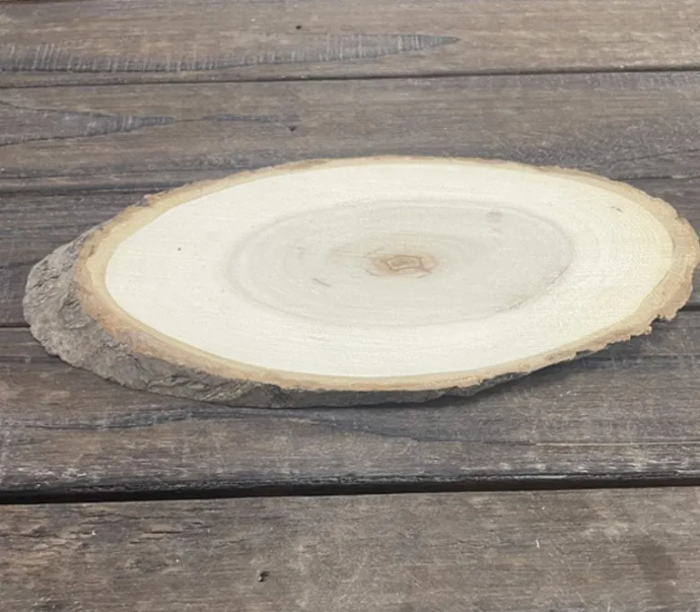 Wooden Oval Slices – 8 Piece