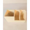 Wooden Pencil Caddy with 3 Compartments