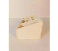 Wooden Pencil Caddy with 7 Compartments