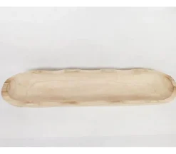 Wooden Dough Bowl Unfinished – Small