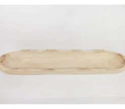 Wooden Dough Bowl Unfinished – Large