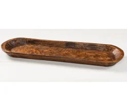Wooden Dough Bowl Unfinished – Large
