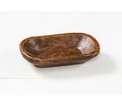Wooden Dough Bowl Unfinished – Large