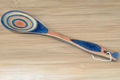 12″ Wooden Slotted Spoon – Horizon