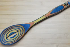 12″ Wooden Slotted Spoon – Mystic