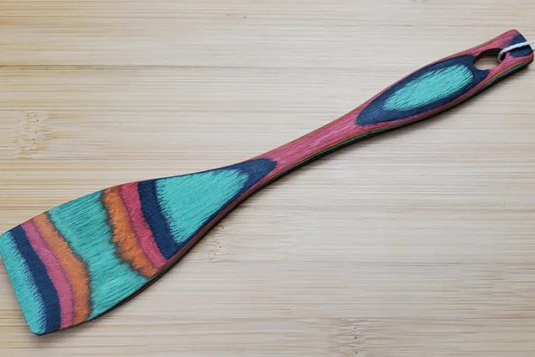 11″ Wooden Slotted Spurtle – Horizon