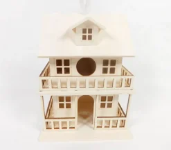 Wooden 2-Story Birdhouse