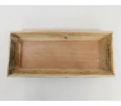 Wooden Tray with Slanted Edges – Natural
