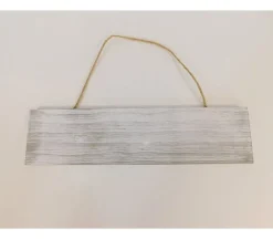 Wood Plaque – Whitewash Finish – Rectangle