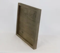 Wood Shadow Box/Tray Square – Large