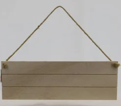 Wood Slat Board Plaque