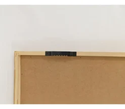 Wood Slat Frame with White Interior Board