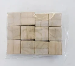 Wood Square Block – Large Unfinished Craft Cube