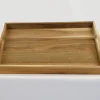 Wood Tray with Inset Handles 18.5-inch x 13-inch x 2.5-inch