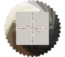 Woolies Flannel 10-inch Square Neutrals Volume 2 42 Piece