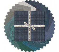 Woolies Flannel 10-inch Square Stormy Seas 42 Piece