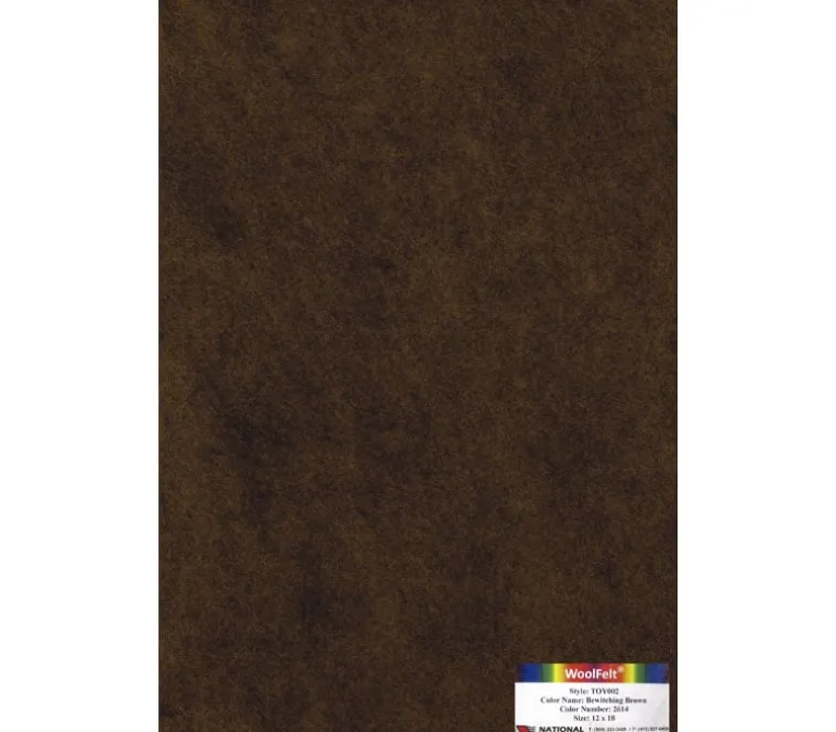 35-65 Wool/Rayon Blend Felt – 12-inch x 18-inch – Moss