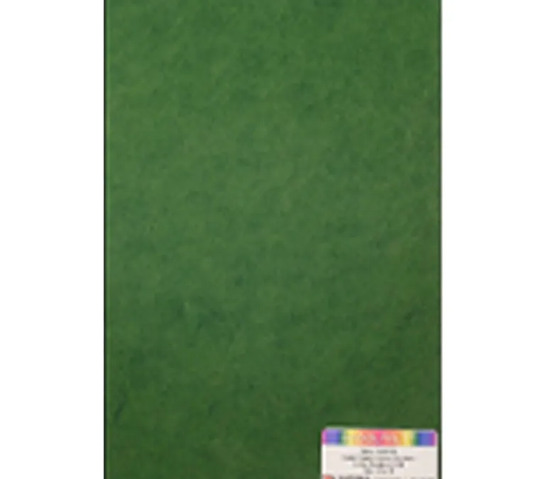 35-65 Wool/Rayon Blend Felt – 12-inch x 18-inch – Moss