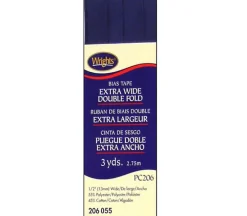 Wrights Bias Tape – Extra Wide Double Fold – Navy