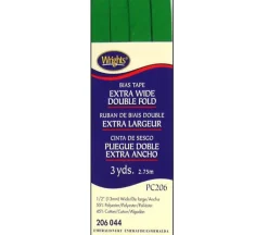 Wrights Bias Tape – Extra Wide Double Fold – Emerald