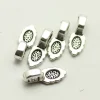 16x6mm Glue On Bail – Antique Silver Plated