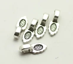 16x6mm Glue On Bail – Antique Silver Plated