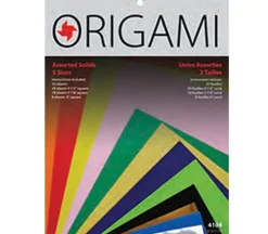 Yasutomo Origami – Assorted Sizes and Colors – 55 Sheets