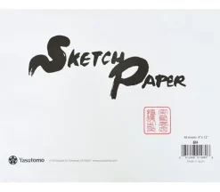 Yasutomo Sketch Sumi Paper – 9-inch x 12-inch – 100 Piece
