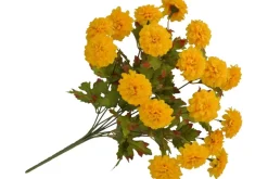 16″ Yellow Marigold Bush