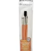 Zip N’ Close Brush Set, Bristle/Camel Round Brush Set – 4 Piece