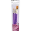 Zip N’ Close Brush Set, Gold Taklon Brush Set – 5 Piece