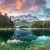 Zugspitze at the Eibsee – 1000 Piece Puzzle